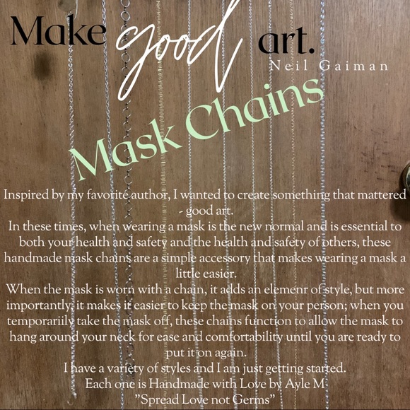 😷 (3/$25) Mask Chain - The "Gold Fish" - Picture 8 of 9